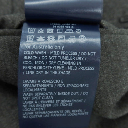 【中古】インコテックス スローウェア INCOTEX SLOWEAR ストレッチ ウールポリエステル ドレススラックスパンツ グレー【 46 】【 状態ランクB 】【 メンズ 】