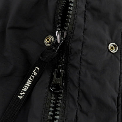 【中古】シーピーカンパニー C.P.Company ストレッチナイロン 中綿 チェスターフィールドコート ブラック【 50 】【 状態ランクB 】【 メンズ 】