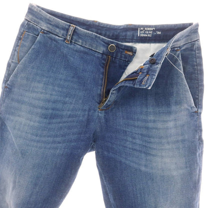 【中古】ピーティートリノ デニム PT TORINO DENIM JUNGLE ストレッチ コットン ジーンズ デニムパンツ ブルー【 34 】【 状態ランクB 】【 メンズ 】
