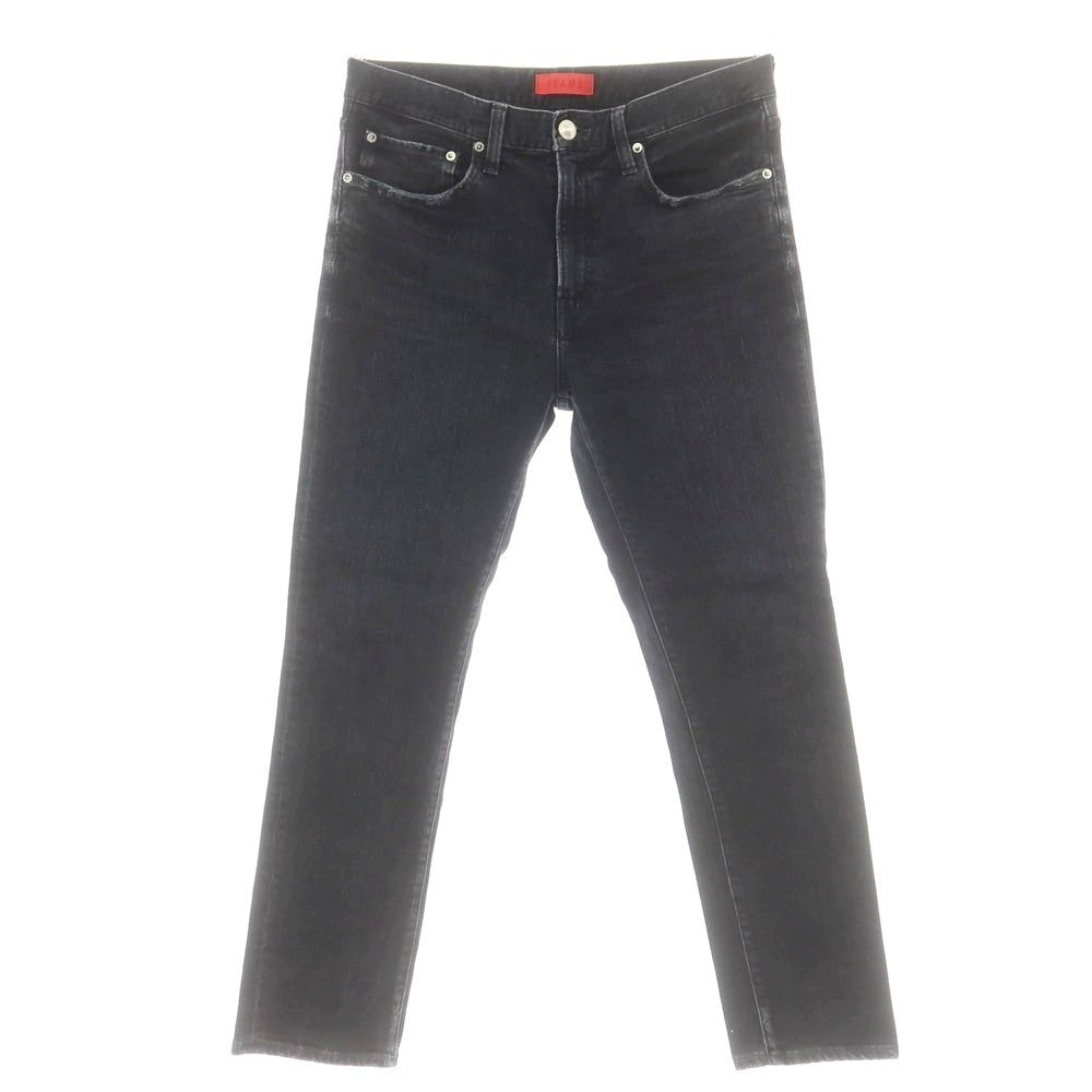 【中古】レッドカード RED CARD × BEAMS ストレッチ コットン ジーンズ デニムパンツ ブラック【 33 】【 状態ランクB 】【 メンズ 】