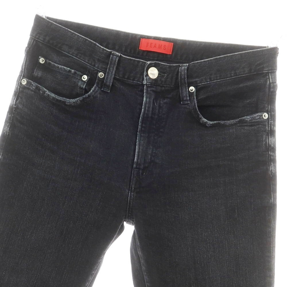 【中古】レッドカード RED CARD × BEAMS ストレッチ コットン ジーンズ デニムパンツ ブラック【 33 】【 状態ランクB 】【 メンズ 】
