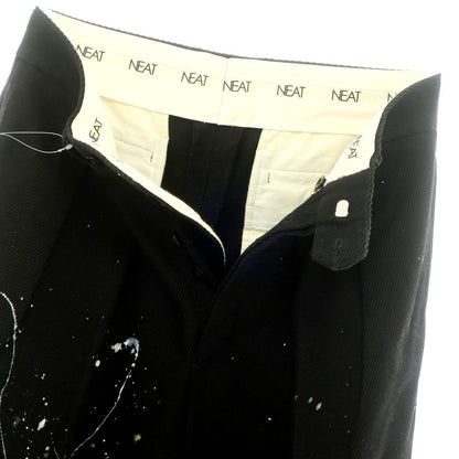 【中古】ニート NEAT コットン カジュアルスラックスパンツ ブラック【 46 】【 状態ランクB 】【 メンズ 】