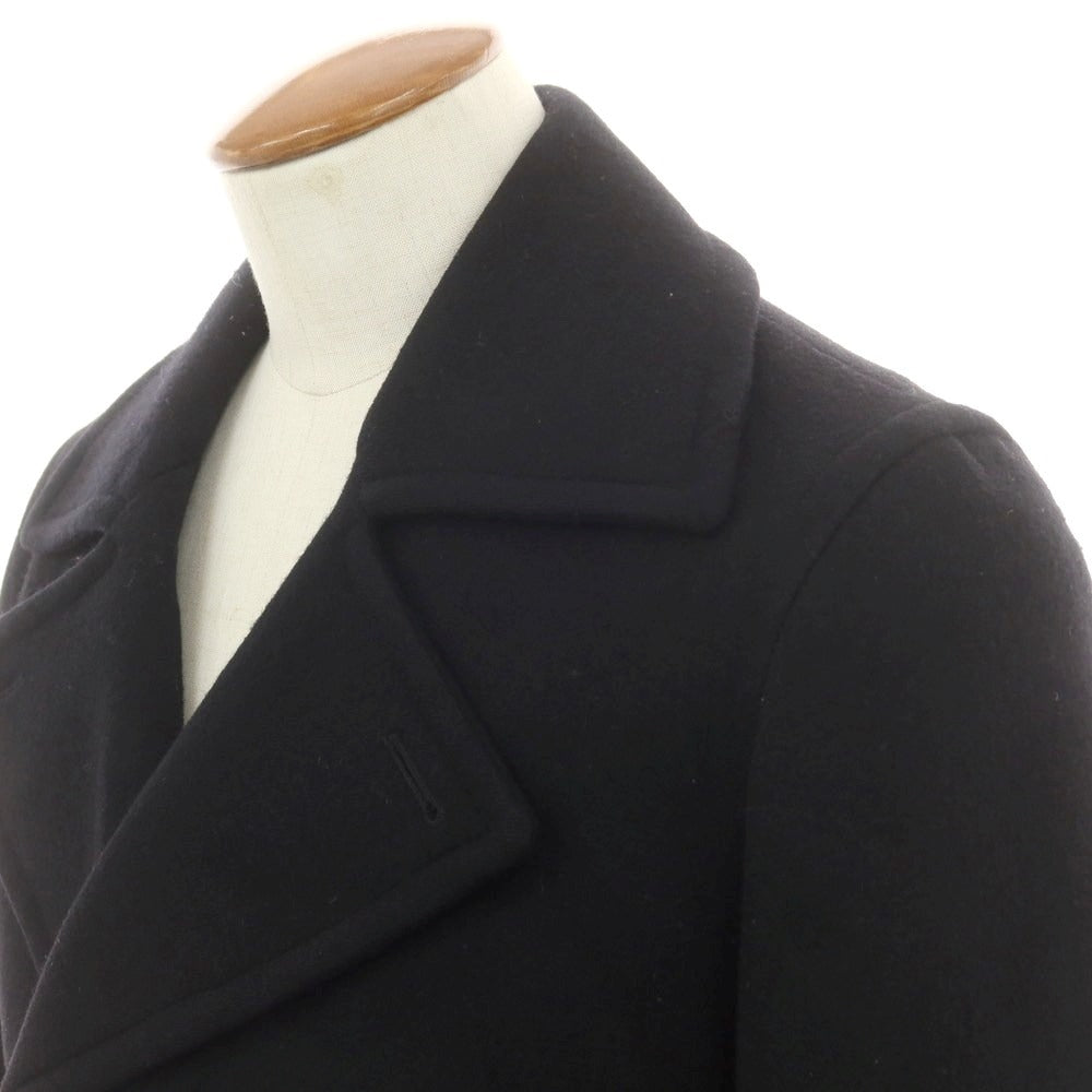 【中古】ジョゼフオム JOSEPH HOMME ウール ピーコート ブラック【サイズ46】【 状態ランクD 】【 メンズ 】 [CPD]