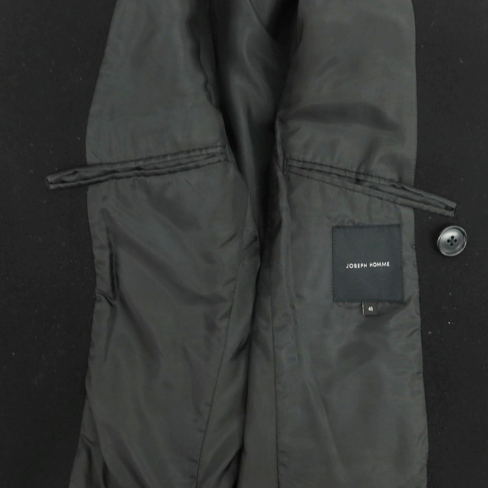 【中古】ジョゼフオム JOSEPH HOMME ウール ピーコート ブラック【サイズ46】【 状態ランクD 】【 メンズ 】 [CPD]