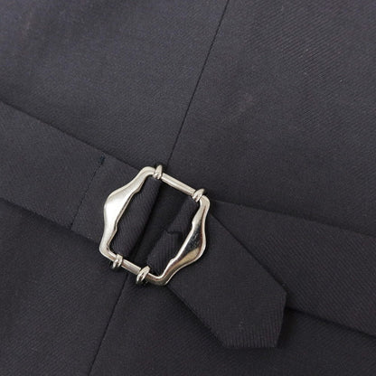 【中古】ラルディーニ LARDINI リネンコットンシルク ジレ ベスト ネイビー【 48 】【 状態ランクB 】【 メンズ 】