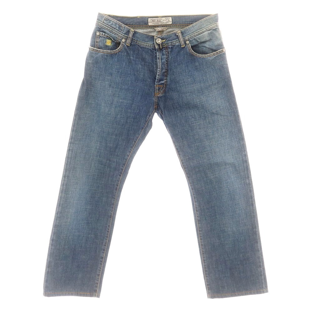 【中古】ヤコブコーエン JACOB COHEN J620 コットン ジーンズ デニムパンツ ブルー【 34 】【 状態ランクC 】【 メンズ 】