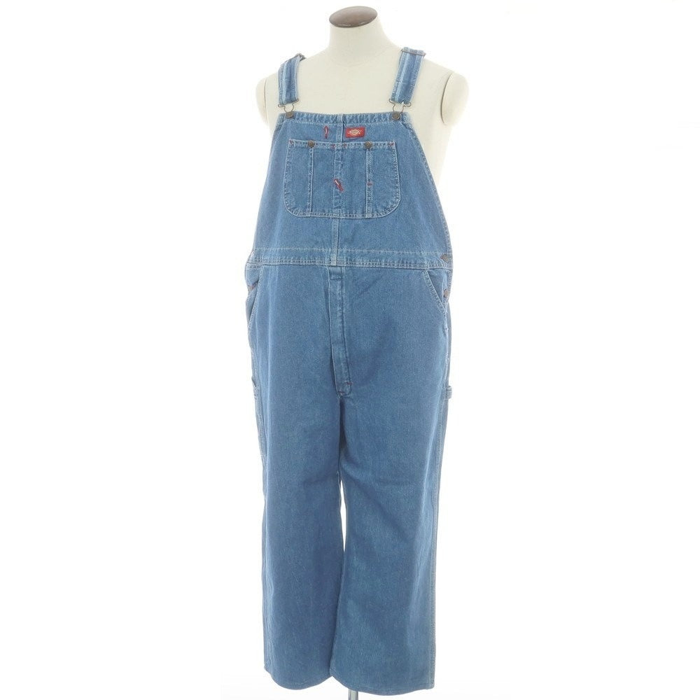 【中古】ディッキーズ Dickies コットン デニム オーバーオール ブルー【 42×32 】【 状態ランクC 】【 メンズ 】