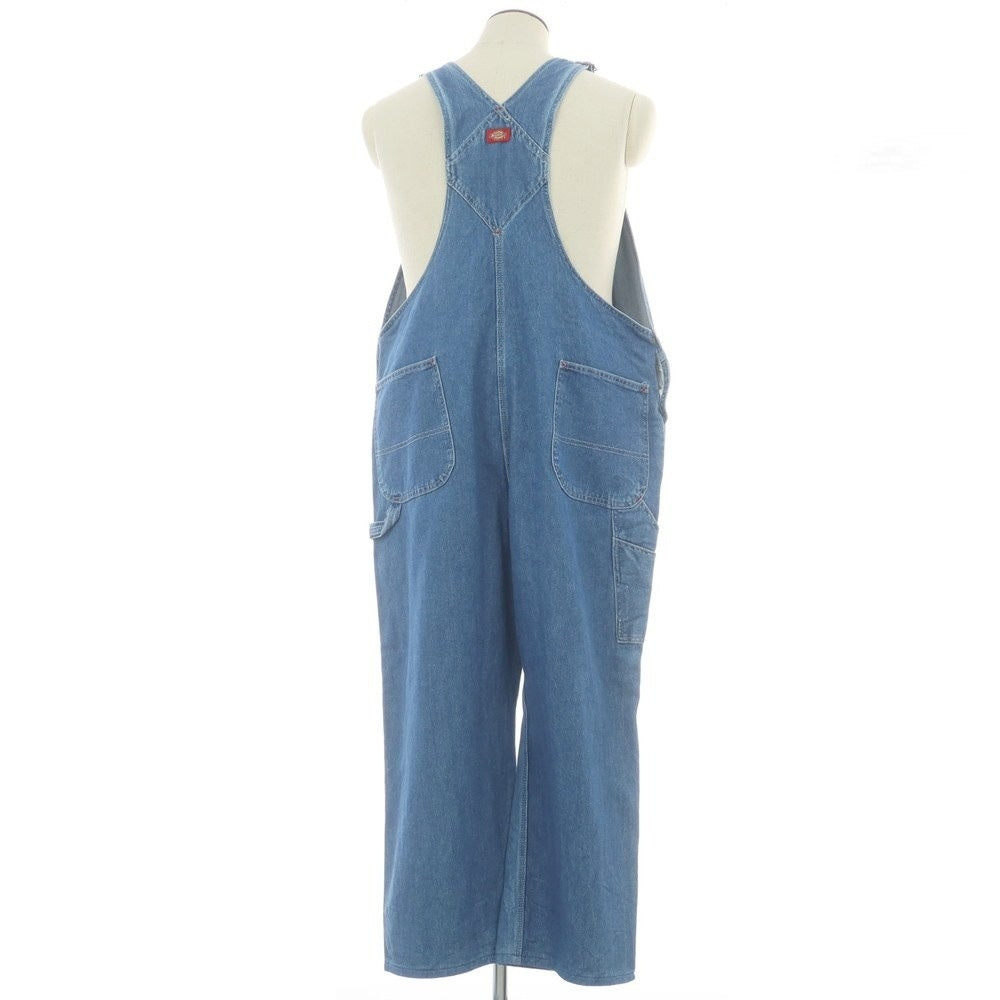 【中古】ディッキーズ Dickies コットン デニム オーバーオール ブルー【 42×32 】【 状態ランクC 】【 メンズ 】