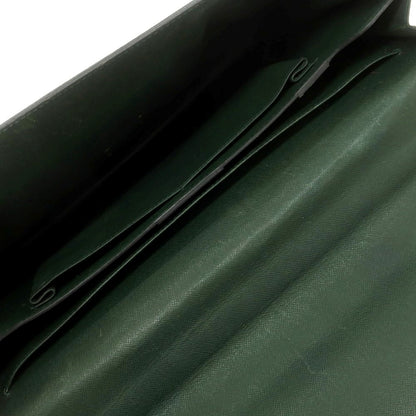 【中古】ルイ ヴィトン LOUIS VUITTON タイガ 型押しレザー ブリーフケース グリーン【 状態ランクD 】【 メンズ 】