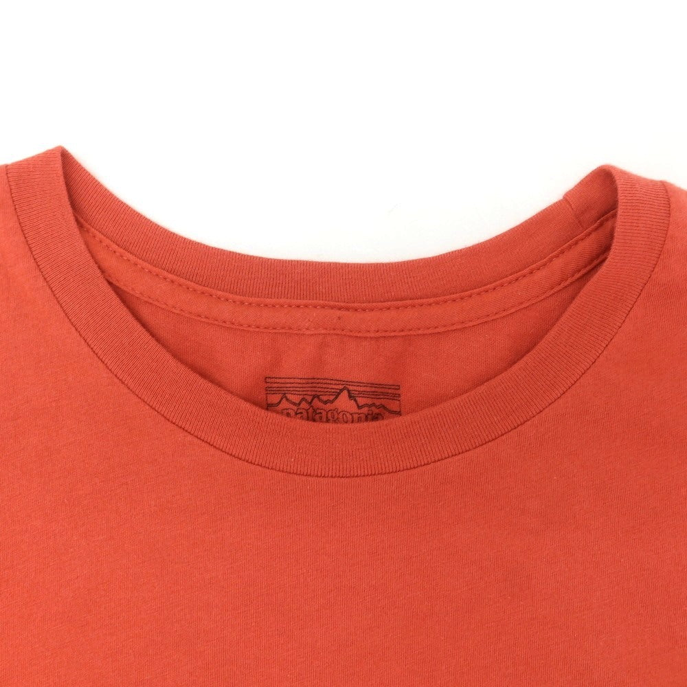 【中古】パタゴニア patagonia コットン クルーネック 半袖Ｔシャツ レッド【 S 】【 状態ランクB 】【 メンズ 】