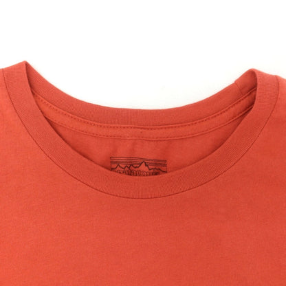 【中古】パタゴニア patagonia コットン クルーネック 半袖Ｔシャツ レッド【 S 】【 状態ランクB 】【 メンズ 】