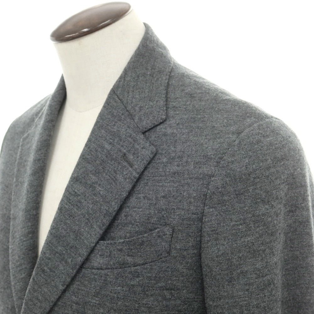 【中古】エストネーション ESTNATION ウールジャージー 2つボタンスーツ グレー【 L 】【 状態ランクB 】【 メンズ 】