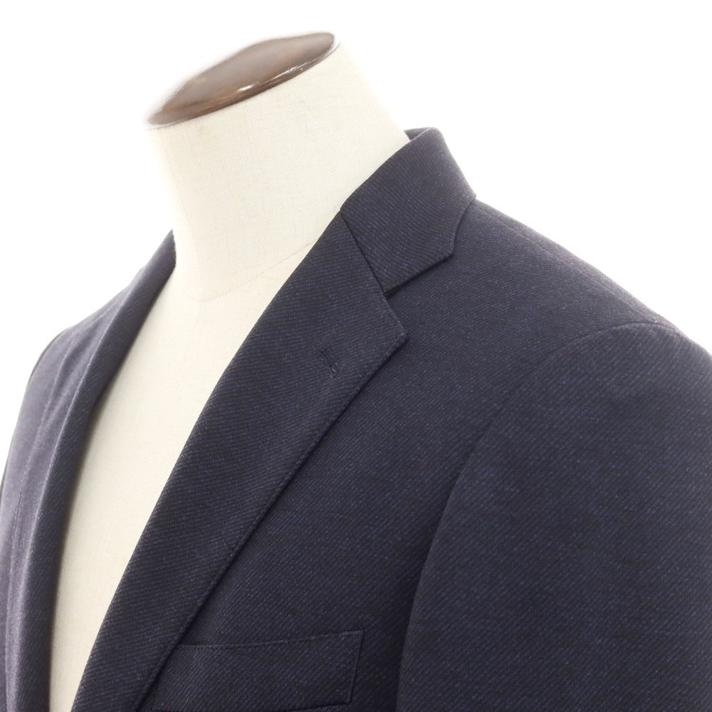 【中古】オンリー ONLY ポリエステルレーヨンジャージー 2つボタンスーツ ネイビー【 180AB 】【 状態ランクB 】【 メンズ 】