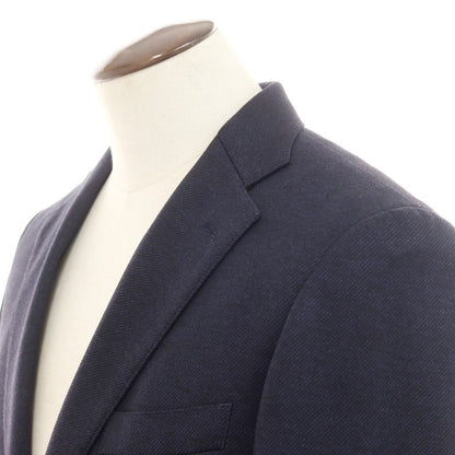 【中古】オンリー ONLY ポリエステルレーヨンジャージー 2つボタンスーツ ネイビー【 180AB 】【 状態ランクB 】【 メンズ 】