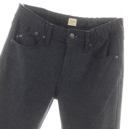 【中古】ヤヌーク YANUK ストレッチ ポリエステルレーヨン 5ポケットパンツ ブラックネイビーxグレー【 M 】【 状態ランクB 】【 メンズ 】