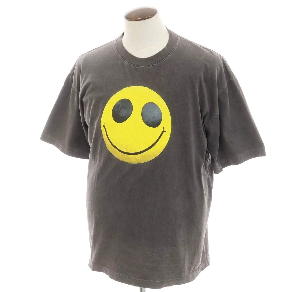 【中古】アイラック ニューヨーク IRAK NYC コットン クルーネック 半袖Ｔシャツ ダークグレー【 L 】【 状態ランクB 】【 メンズ 】