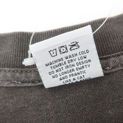 【中古】アイラック ニューヨーク IRAK NYC コットン クルーネック 半袖Ｔシャツ ダークグレー【 L 】【 状態ランクB 】【 メンズ 】