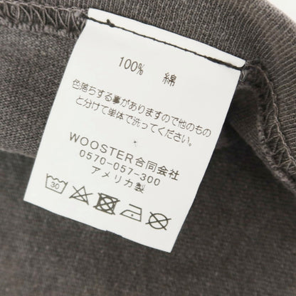 【中古】アイラック ニューヨーク IRAK NYC コットン クルーネック 半袖Ｔシャツ ダークグレー【 L 】【 状態ランクB 】【 メンズ 】
