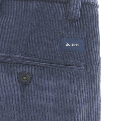 【中古】バルバティ Barbati ストレッチ ポリエステルナイロン 太畝 コーデュロイパンツ ネイビー【 44 】【 状態ランクB 】【 メンズ 】