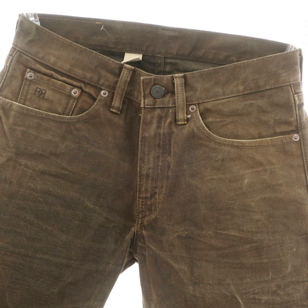 【中古】ダブルアールエル RRL DOUBLE RL コットン ジーンズ デニムパンツ ブラウン系【 28 】【 状態ランクA 】【 メンズ 】