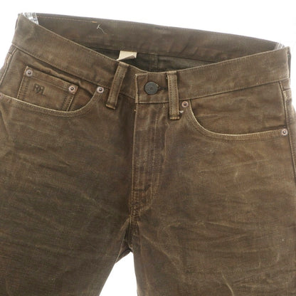 【中古】ダブルアールエル RRL DOUBLE RL コットン ジーンズ デニムパンツ ブラウン系【 28 】【 状態ランクA 】【 メンズ 】
