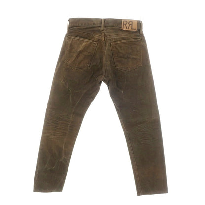 【中古】ダブルアールエル RRL DOUBLE RL コットン ジーンズ デニムパンツ ブラウン系【 28 】【 状態ランクA 】【 メンズ 】