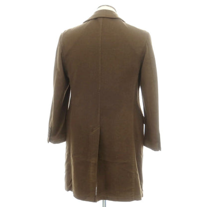 【中古】ベルベスト Belvest カシミヤ ダブルブレストコート オリーブ【 50 】【 状態ランクC 】【 メンズ 】