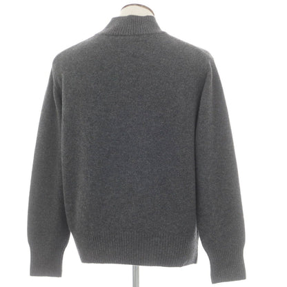 【中古】レンコントラント RENCONTRANT カシミヤ ハイネック プルオーバーニット ダークグレー【 L 】【 状態ランクB 】【 メンズ 】