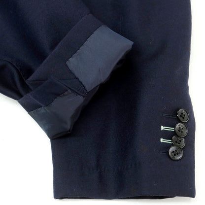 【中古】ベルベスト Belvest ダブルフェイスウール 3つボタンスーツ ネイビー【 48 】【 状態ランクC 】【 メンズ 】