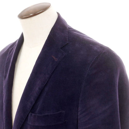 【中古】タリアトーレ TAGLIATORE コットン コーデュロイ カジュアルジャケット パープル【 50 】【 状態ランクD 】【 メンズ 】