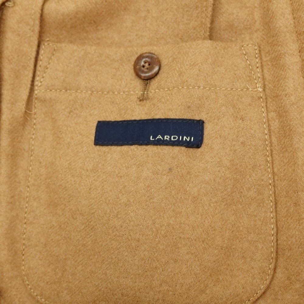 【中古】ラルディーニ LARDINI キャメル テーラードジャケット キャメル【 50 】【 状態ランクB 】【 メンズ 】