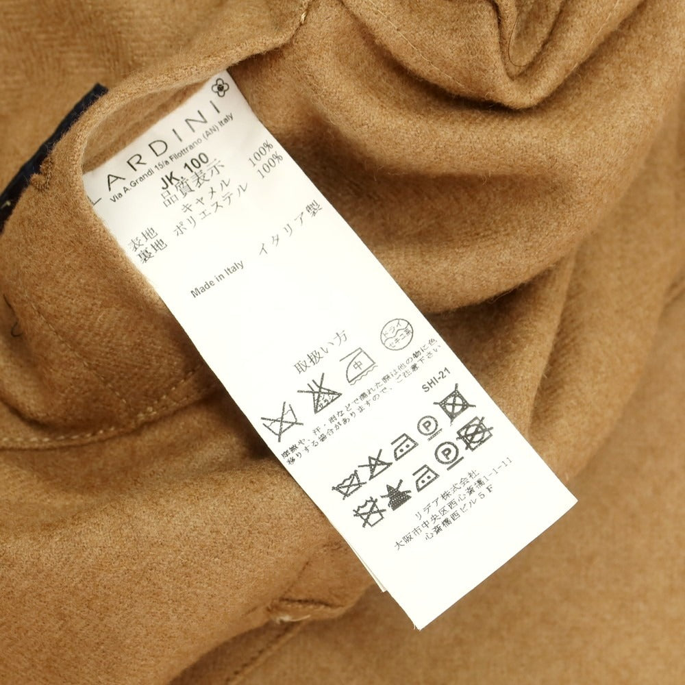 【中古】ラルディーニ LARDINI キャメル テーラードジャケット キャメル【 50 】【 状態ランクB 】【 メンズ 】