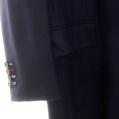 【中古】チェーザレ アットリーニ Cesare Attolini ウールカシミヤ チェスターフィールドコート ネイビー【 48 】【 状態ランクB 】【 メンズ 】