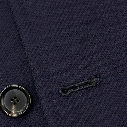 【中古】チェーザレ アットリーニ Cesare Attolini ウールカシミヤ チェスターフィールドコート ネイビー【 48 】【 状態ランクB 】【 メンズ 】