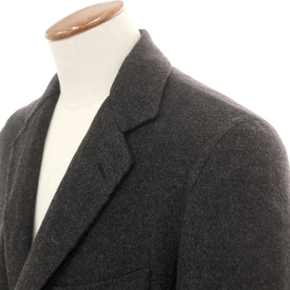 【中古】ベルベスト Belvest ウール アンコン チェスターフィールドコート ダークグレー【 48 】【 状態ランクB 】【 メンズ 】