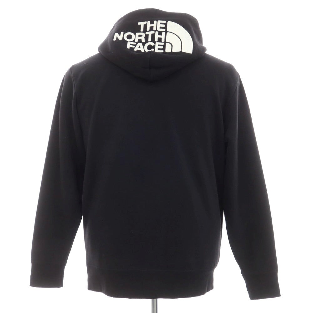 【中古】ザノースフェイス THE NORTH FACE コットンポリエステル ジップアップ パーカー ブラック【 L 】【 状態ランクC 】【 メンズ 】