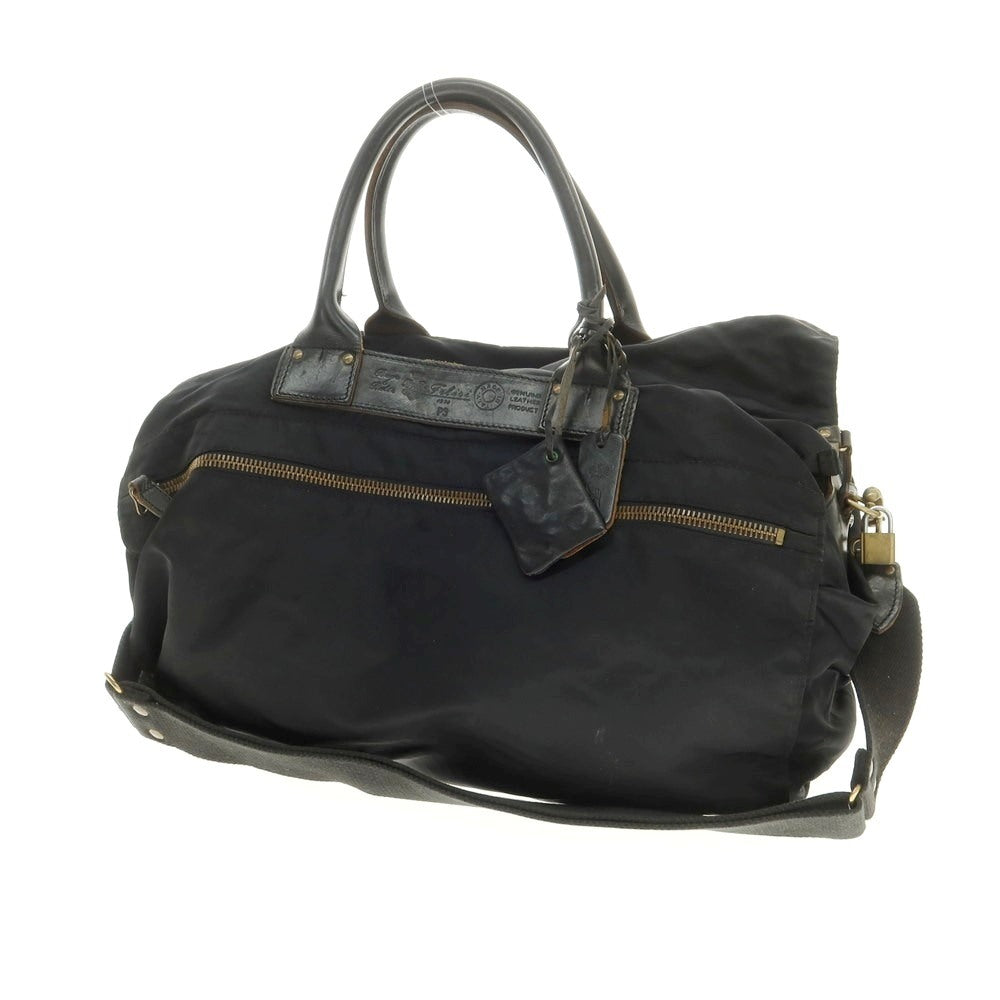 [Used] Felisi P3 Nylon Boston Bag Black [Condition Rank D] [Men&