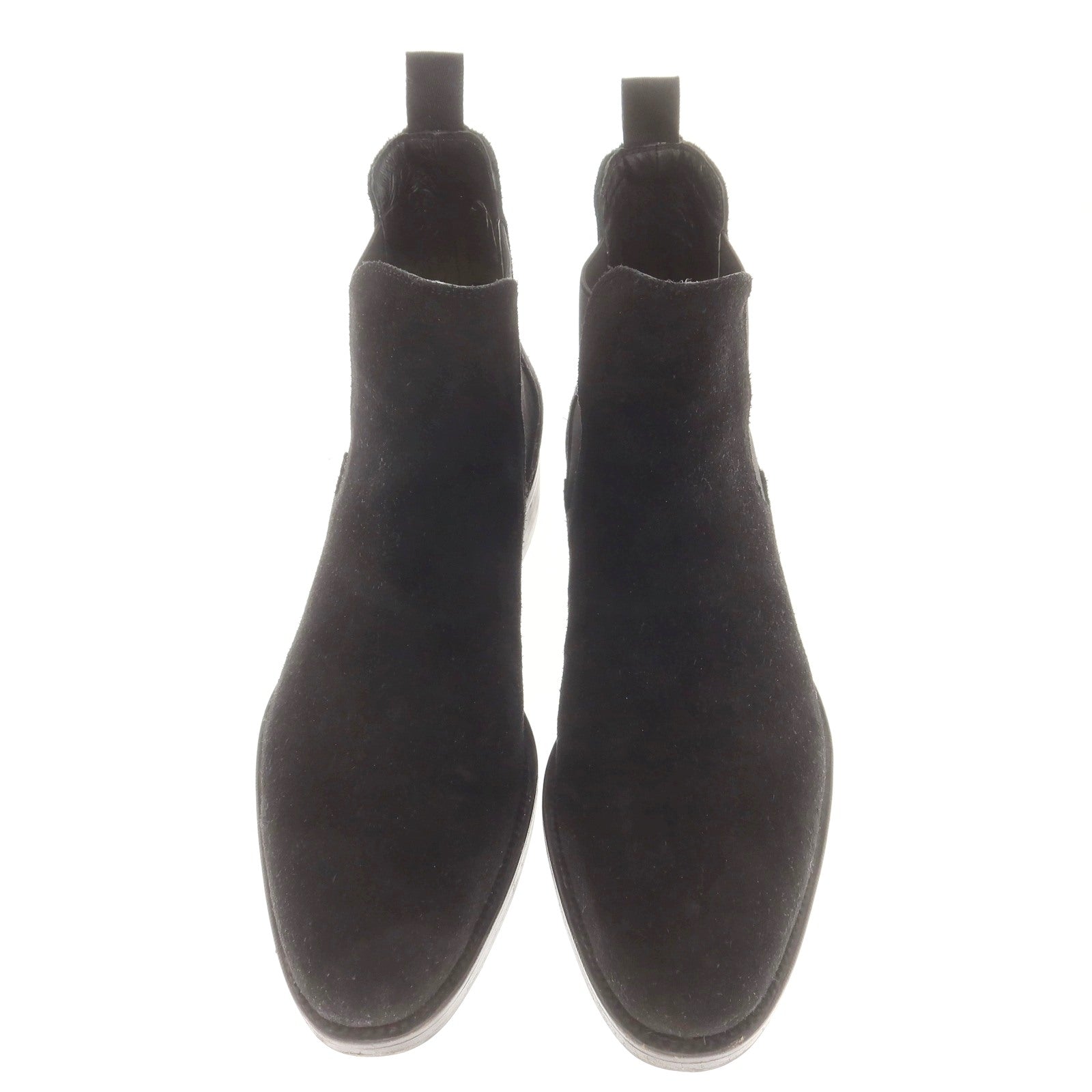 [Used] UNITED ARROWS Suede Side Gore Boots Black [7] [Condition Rank C] [Men&
