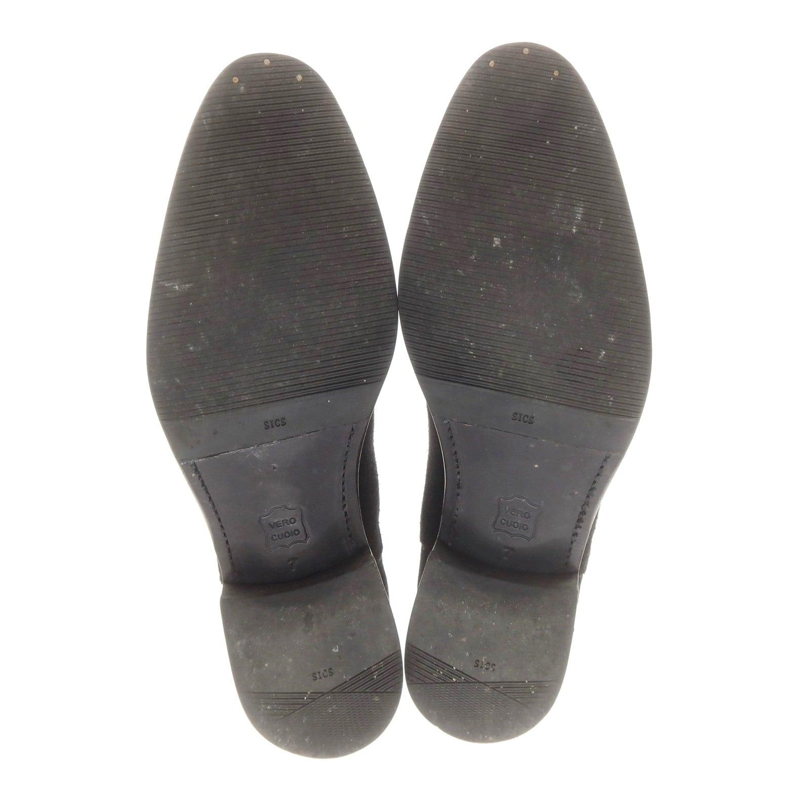 [Used] UNITED ARROWS Suede Side Gore Boots Black [7] [Condition Rank C] [Men&