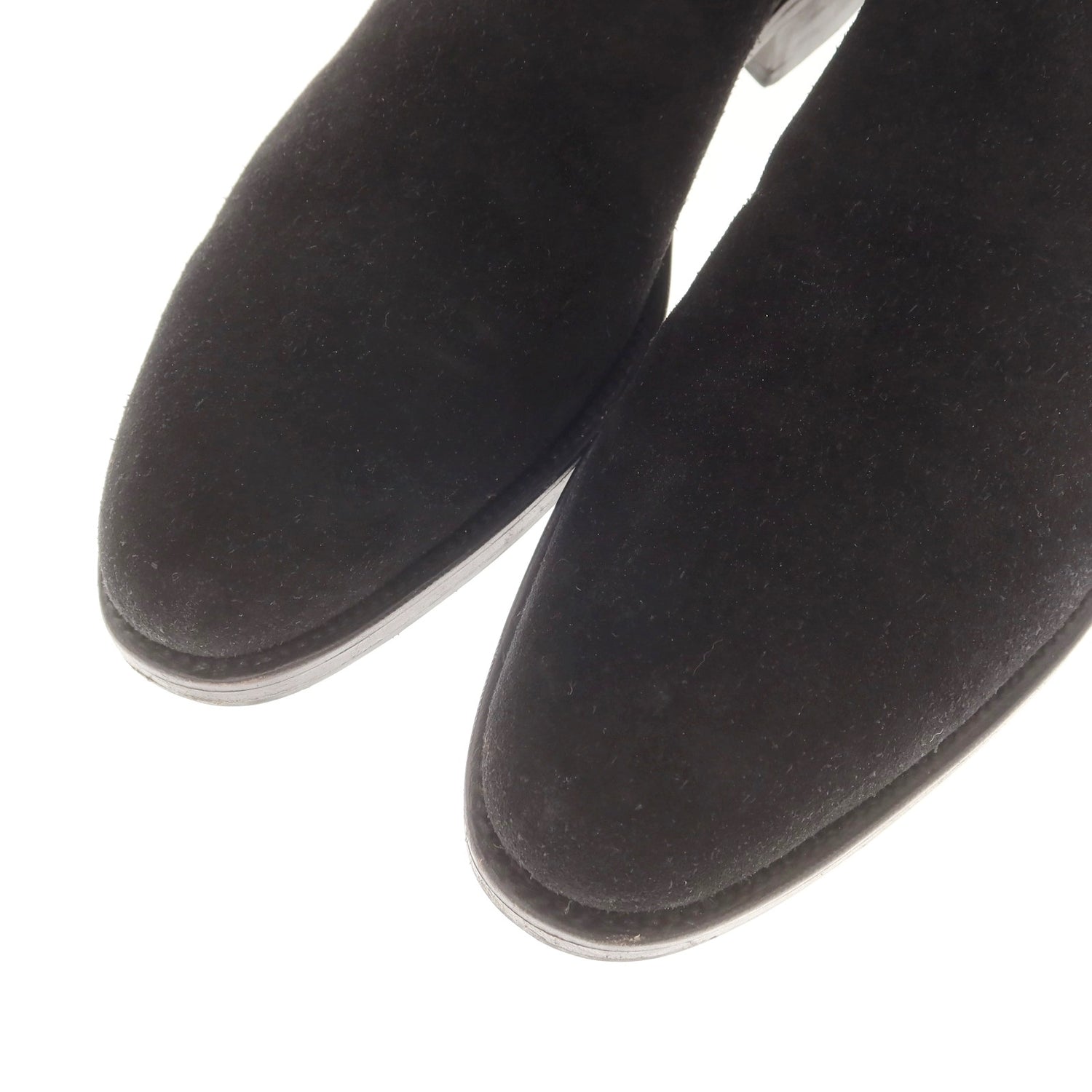 [Used] UNITED ARROWS Suede Side Gore Boots Black [7] [Condition Rank C] [Men&