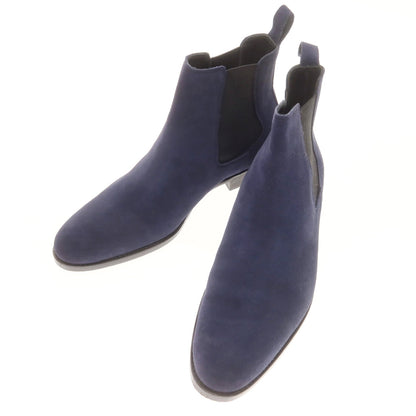 【中古】グジ guji スエード サイドゴアブーツ ネイビー【 6 1/2 】【 状態ランクA 】【 メンズ 】