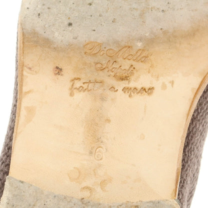 【中古】ディメッラ DI MELLA ジュートキャンバス ローファー アッシュブラウン【 6 】【 状態ランクC 】【 メンズ 】