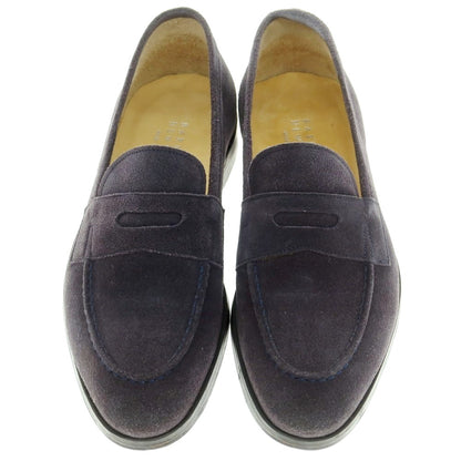 [Used] Barneys New York BARNEYS NEWYORK Suede Coin Loafers Navy [40] [Condition Rank C] [Men&