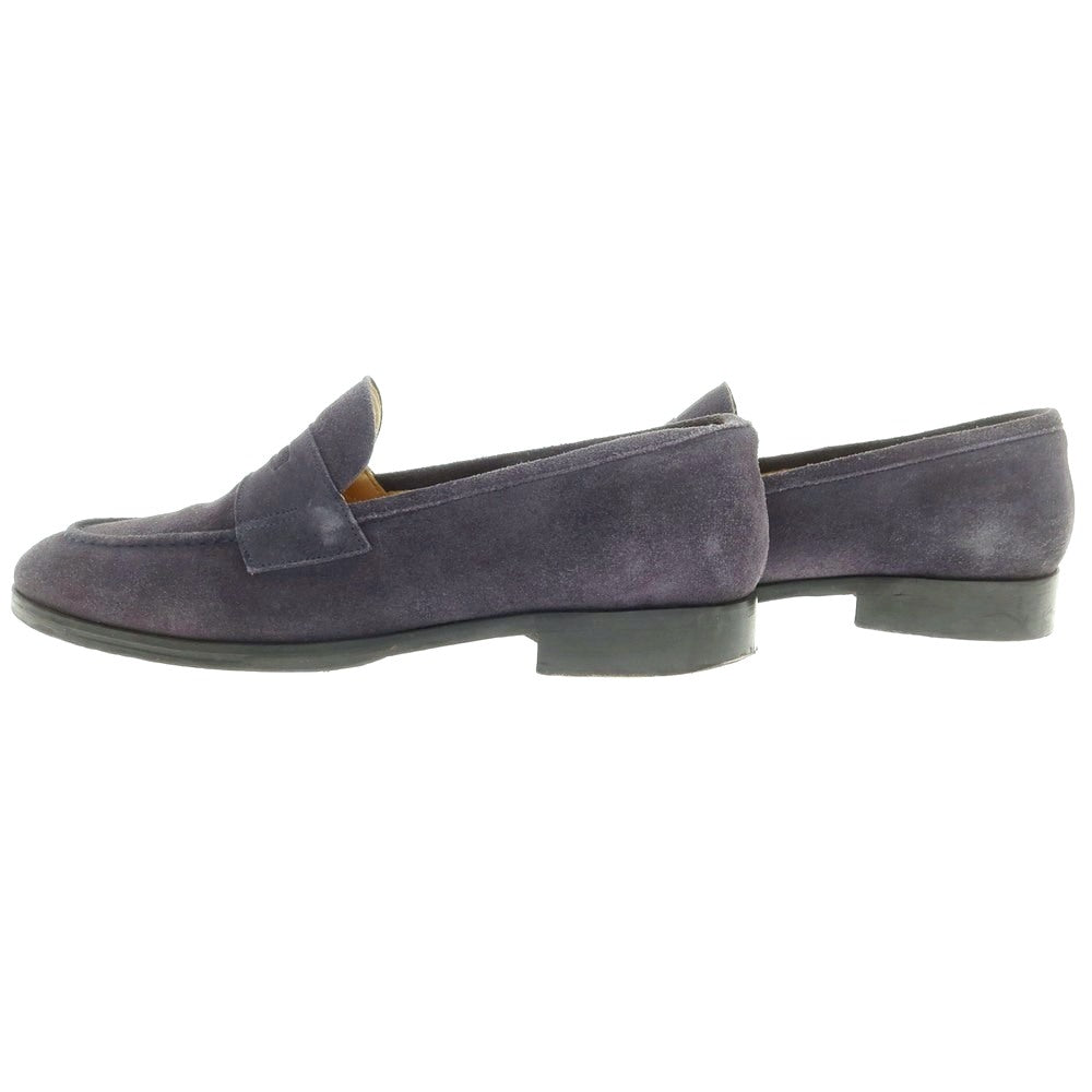 [Used] Barneys New York BARNEYS NEWYORK Suede Coin Loafers Navy [40] [Condition Rank C] [Men&