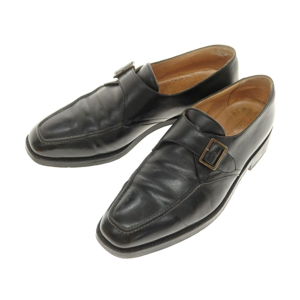 【中古】シルバノラッタンジ Silvano Lattanzi シングルモンク ドレスシューズ ブラック【 25位 】【 状態ランクD 】【 メンズ 】