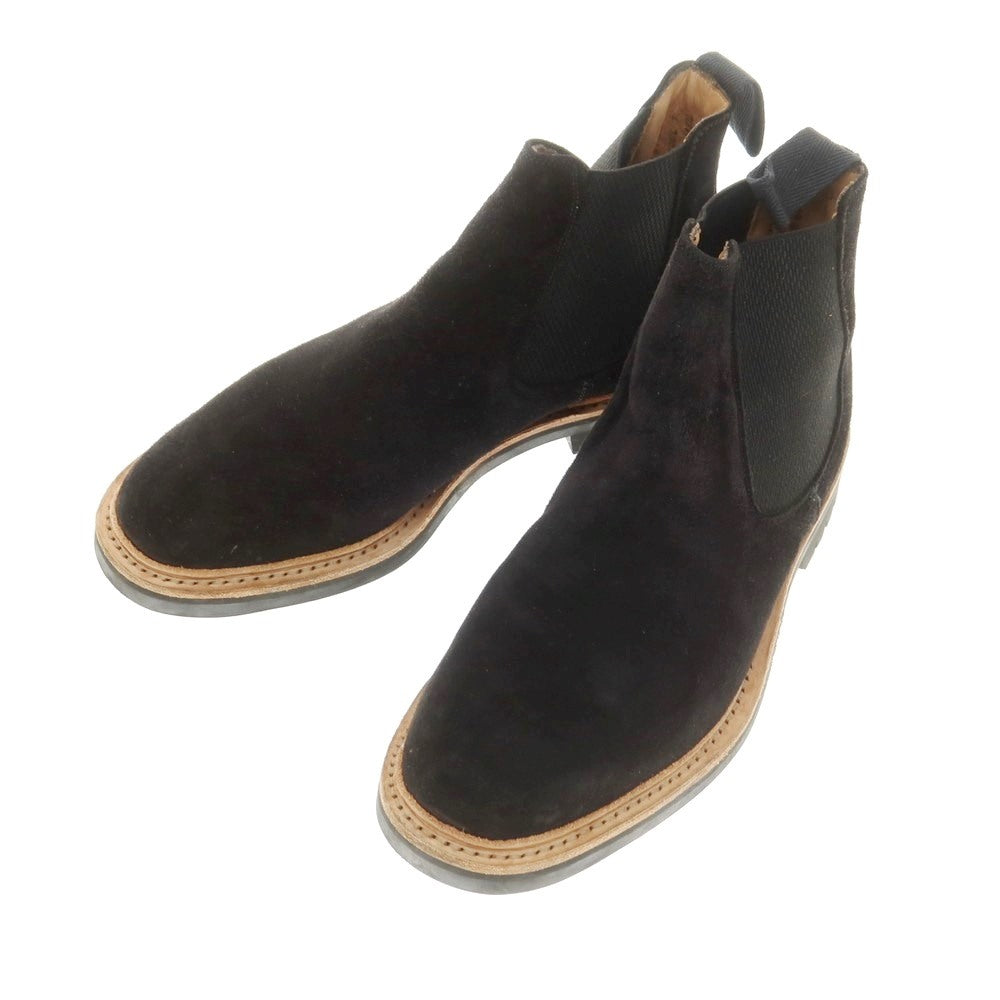【中古】チーニー CHEANEY スエード サイドゴアブーツ ブラック【 7 】【 状態ランクA 】【 メンズ 】