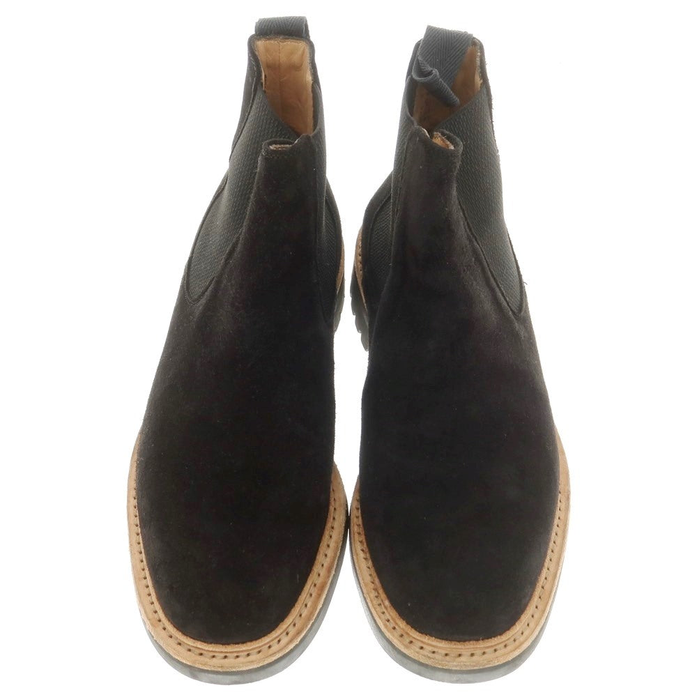 【中古】チーニー CHEANEY スエード サイドゴアブーツ ブラック【 7 】【 状態ランクA 】【 メンズ 】