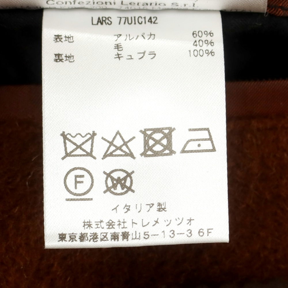 【中古】タリアトーレ TAGLIATORE アルパカウール ステンカラーコート オレンジブラウン【 サイズ42 】【 状態ランクB 】【 メンズ 】 [CPD]