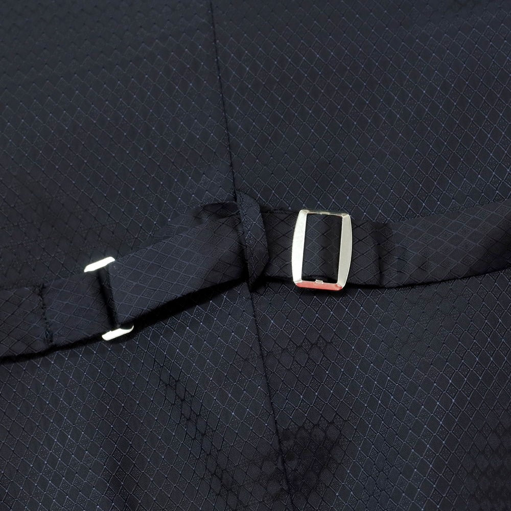 【中古】スーツセレクト SUIT SELECT ストレッチウール ベスト ジレ ネイビー【 Y4 】【 状態ランクA 】【 メンズ 】