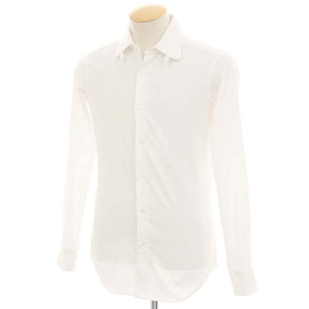 [Used] Makers Shirt Kamakura Cotton Tab Collar Dress Shirt White [No description (S rank)] [Condition rank C] [Men&